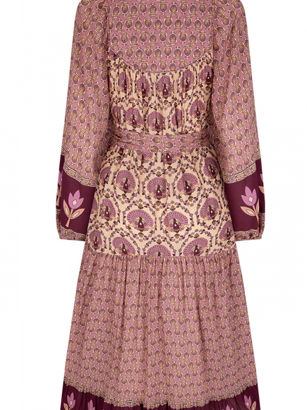 🌙 SPELL Château Boho Gown in Grape NWT - Picture 4 of 9
